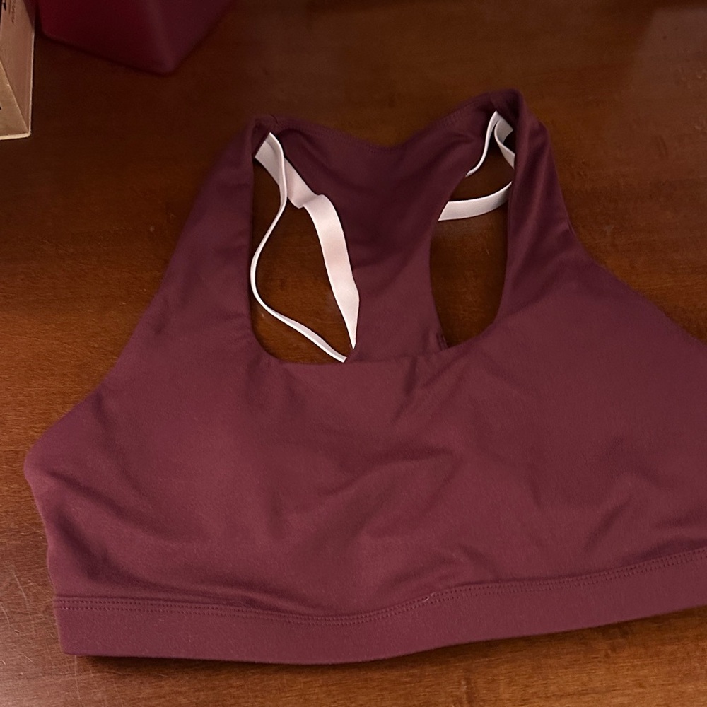 Fabletics Maroon Sports Bra